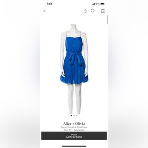 Alice + Olivia Webber dress